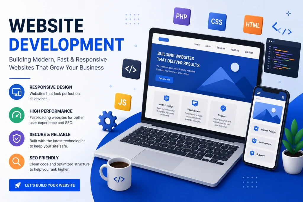 website development blog